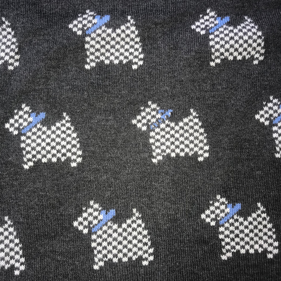 Gray Scottie Dog Sweater size XL - Picture 3 of 6